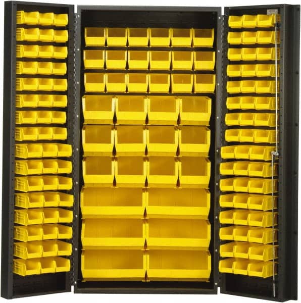 Quantum Storage - 132 Bin Storage Cabinet - Eagle Tool & Supply