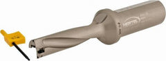 Hertel - 2-1/2" Max Drill Depth, 4xD, 5/8" Diam, Indexable Insert Drill - 2 Inserts, 1" Shank Diam, Straight Shank - Eagle Tool & Supply