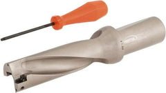 Hertel - 4-1/2" Max Drill Depth, 3xD, 1-1/2" Diam, Indexable Insert Drill - 2 Inserts, 1-1/2" Shank Diam, Straight Shank - Eagle Tool & Supply