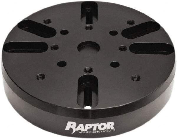 Raptor Workholding - 9-7/8" Jaw Width, 2" High Riser - For Use with 4 & 5 Axis Workholding Systems - Eagle Tool & Supply