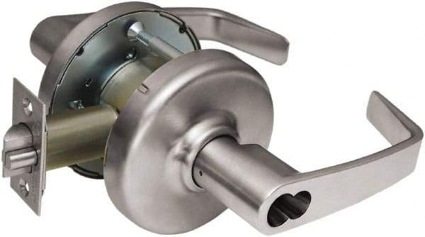 Corbin Russwin - Entrance Lever Lockset - 2-3/4" Back Set, Steel, Brushed Chrome Finish - Eagle Tool & Supply