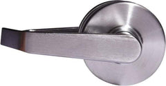 Arrow Lock - Entry Lever Lockset - 2-3/4" Back Set, Steel, Brushed Chrome Finish - Eagle Tool & Supply