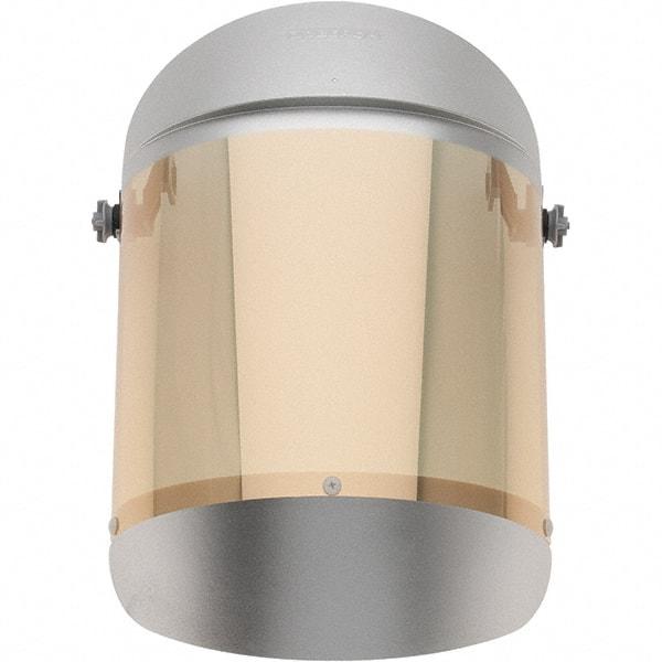 Oberon - Face Shield & Headgear Set - CLR GOLD HEAT REFLCTVE FACESHIELD W/ADAPTERS - Eagle Tool & Supply