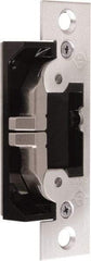 Adams Rite - 3.38" Long x 1" Wide, Clear Anodized Finish, Electric Door Strike - Field Selectable 12, 16, or 24 VAC/DC, VAC/VDC Power, Zinc Alloy - Eagle Tool & Supply