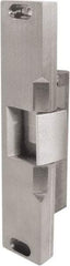 Hes - 13.38" Long x 3/4" Wide, Satin Stainless Steel Finish, Electric Door Strike - 12/24 VDC, Corded Power, Zinc Alloy - Eagle Tool & Supply