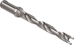 Seco - Crownloc Plus Series, 15 Head Connection, 8xD, 5/8" Shank Diam, Drill Body - 153.2mm Body to Flange Length, SD408 Toolholder, 15mm Nose Diam, 138.2mm Flute Length - Eagle Tool & Supply