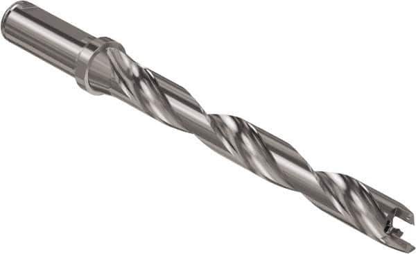 Seco - Crownloc Plus Series, 14 Head Connection, 8xD, 16mm Shank Diam, Drill Body - 143.5mm Body to Flange Length, SD408 Toolholder, 14mm Nose Diam, 129.5mm Flute Length - Eagle Tool & Supply