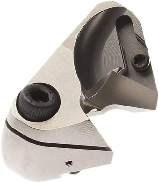 Seco - Series Crownloc Plus, 15mm ID, 40mm Overall Diam, 20mm OAL Drilling Chamfer Ring - VCGX090202 Insert, 45° Chamfer, 2 Inserts - Eagle Tool & Supply