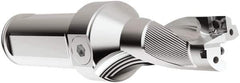 Seco - 3" Max Drill Depth, 2xD, 1-1/2" Diam, Indexable Insert Drill - 2 Inserts, 1-1/2" Shank Diam, Straight Shank - Eagle Tool & Supply