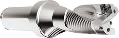 Seco - 39mm Max Drill Depth, 2xD, 19.5mm Diam, Indexable Insert Drill - 2 Inserts, 20mm Shank Diam, Straight Shank - Eagle Tool & Supply