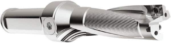 Seco - 3" Max Drill Depth, 3xD, 1" Diam, Indexable Insert Drill - 2 Inserts, 1-1/4" Shank Diam, Straight Shank - Eagle Tool & Supply