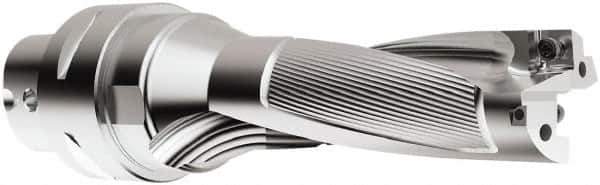 Seco - 117mm Max Drill Depth, 3xD, 39mm Diam, Indexable Insert Drill - 2 Inserts, C5 Modular Connection Shank - Eagle Tool & Supply