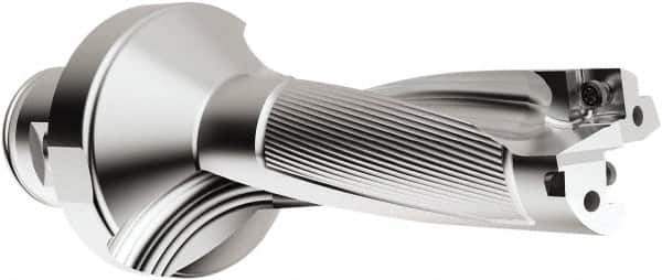 Seco - 87mm Max Drill Depth, 3xD, 29mm Diam, Indexable Insert Drill - 2 Inserts, 28mm Shank Diam, Straight Shank - Eagle Tool & Supply