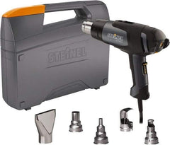 Steinel - 120 to 1,100°F Heat Setting, 4 to 13 CFM Air Flow, Heat Gun Kit - 120 Volts, 13.2 Amps, 1,500 Watts, 6' Cord Length - Eagle Tool & Supply