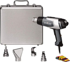 Steinel - 120 to 1,150°F Heat Setting, 4 to 13 CFM Air Flow, Heat Gun Kit - 120 Volts, 13.3 Amps, 1,600 Watts, 6' Cord Length - Eagle Tool & Supply