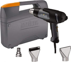 Steinel - 120 to 1,100°F Heat Setting, 4 to 13 CFM Air Flow, Heat Gun Kit - 120 Volts, 12 Amps, 1,400 Watts, 6' Cord Length - Eagle Tool & Supply