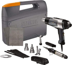 Steinel - 120 to 1,200°F Heat Setting, 4 to 13 CFM Air Flow, Heat Gun Kit - 120 Volts, 13.5 Amps, 1,600 Watts, 6' Cord Length - Eagle Tool & Supply