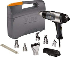 Steinel - 120 to 1,150°F Heat Setting, 4 to 13 CFM Air Flow, Heat Gun Kit - 120 Volts, 13.3 Amps, 1,600 Watts, 6' Cord Length - Eagle Tool & Supply