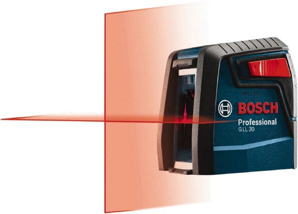 Bosch - 2 Beam 30' Max Range Self Leveling Cross Line Laser - Eagle Tool & Supply