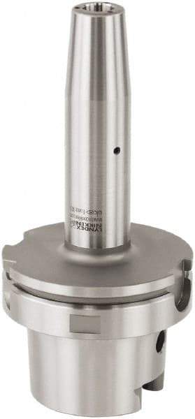 Lyndex - 0.9843" Hole Diam, HSK100A Taper Shank Shrink Fit Tool Holder & Adapter - 6.2992" Projection, 1.7323" Nose Diam, Through Coolant - Exact Industrial Supply
