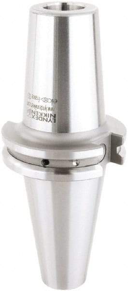 Lyndex - 0.1181" Hole Diam, CAT40 Taper Shank Shrink Fit Tool Holder & Adapter - 3.145" Projection, 0.3937" Nose Diam, Through Coolant - Exact Industrial Supply