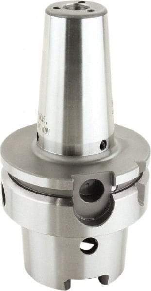 Lyndex - 1/2" Hole Diam, HSK63A Taper Shank Shrink Fit Tool Holder & Adapter - 3.54" Projection, 0.95" Nose Diam, Through Coolant - Exact Industrial Supply