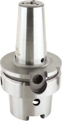 Lyndex - 1/2" Hole Diam, HSK63A Taper Shank Shrink Fit Tool Holder & Adapter - 3.54" Projection, 0.95" Nose Diam, Through Coolant - Exact Industrial Supply