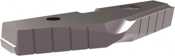 Allied Machine and Engineering - 4" Diam x 7/16" Thick, Seat Code 7, 144° Included Angle Spade Drill Insert - TiN Coated, Cobalt, Grade Super Cobalt, Series T-A - Eagle Tool & Supply