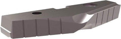 Allied Machine and Engineering - 4" Diam x 7/16" Thick, Seat Code 7, 144° Included Angle Spade Drill Insert - TiN Coated, Cobalt, Grade Super Cobalt, Series T-A - Eagle Tool & Supply