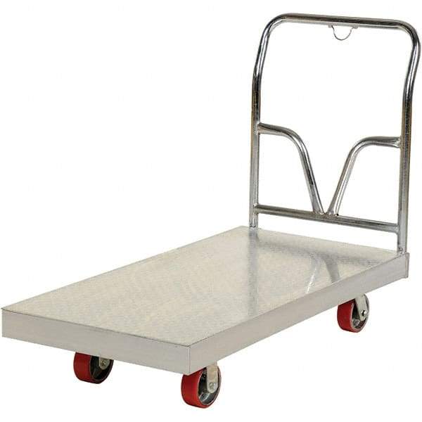 Vestil - 3,600 Lb Capacity Steel Platform Truck - Steel Deck, 24" OAW - Eagle Tool & Supply