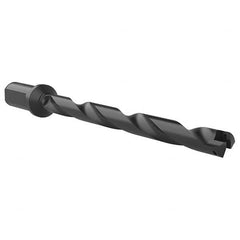 Allied Machine and Engineering - 45/64" to 15/16" Diam 8-5/8" Max Depth Helical Flute Spade Drill - Eagle Tool & Supply