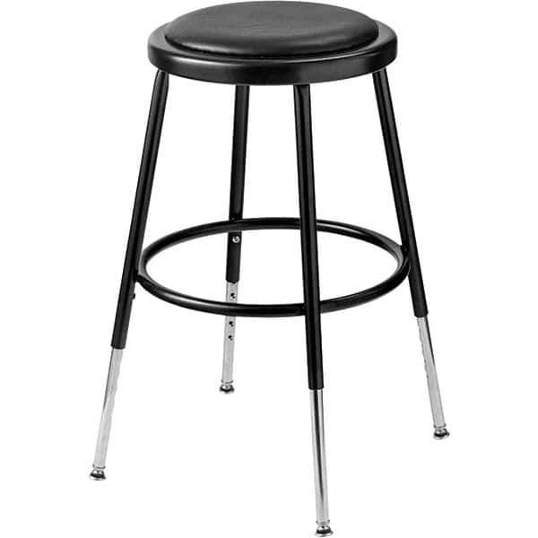 NPS - Swivel & Adjustable Stools Type: Adjustable Height Stool Base Type: Steel - Eagle Tool & Supply