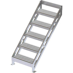 TRI-ARC - Rolling & Wall Mounted Ladders & Platforms Type: Ladder Style: Stair Unit - Eagle Tool & Supply