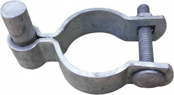 VizCon - 5" High x 5" Long x 5" Wide Barrier Hinge \x96 Male - Galvanized Finish, Silver, Use with 45032-O, 45032-W - Eagle Tool & Supply