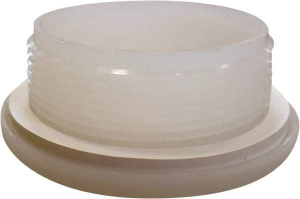VizCon - 2" High x 2" Long x 2" Wide Barrier Drain Plug - Uncoated, White, Use with 45032-O, 45032-W - Eagle Tool & Supply