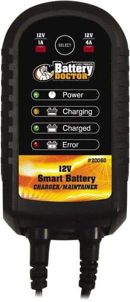 Battery Doctor - 12 Volt Automatic Charger/Maintainer - 1 Amps/4 Amps - Eagle Tool & Supply