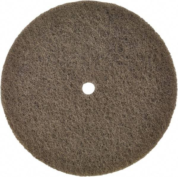 WALTER Surface Technologies - 6" Diam, 1/2" Face Width, 7/8" Center Hole, Fine Grade, Aluminum Oxide Deburring Wheel - Convolute, Medium Grade, 4,000 RPM - Eagle Tool & Supply