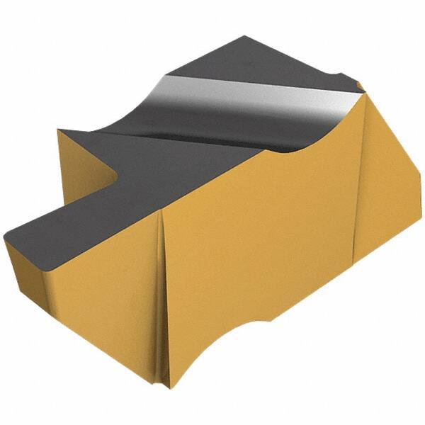 Iscar - 2125ING Grade IC807, 3.18mm Cutting Width Carbide Grooving Insert - Right Hand, TiAlN/TiN Finish - Eagle Tool & Supply