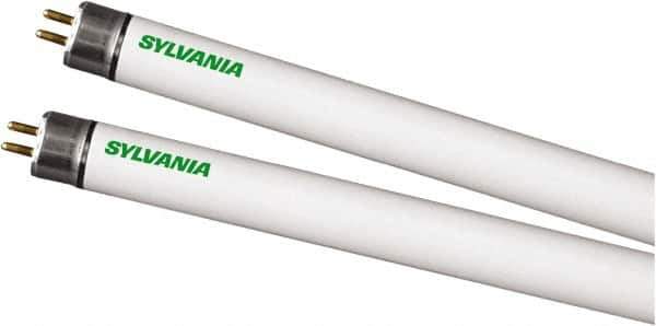 SYLVANIA - 54 Watt Fluorescent Tubular Miniature Bi-Pin Lamp - 4,100°K Color Temp, 4,450 Lumens, T5, 40,000 hr Avg Life - Eagle Tool & Supply