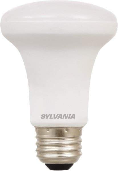 SYLVANIA - 5 Watt LED Flood/Spot Medium Screw Lamp - 2,700°K Color Temp, 350 Lumens, Dimmable, Shatter Resistant, R20, 11,000 hr Avg Life - Eagle Tool & Supply