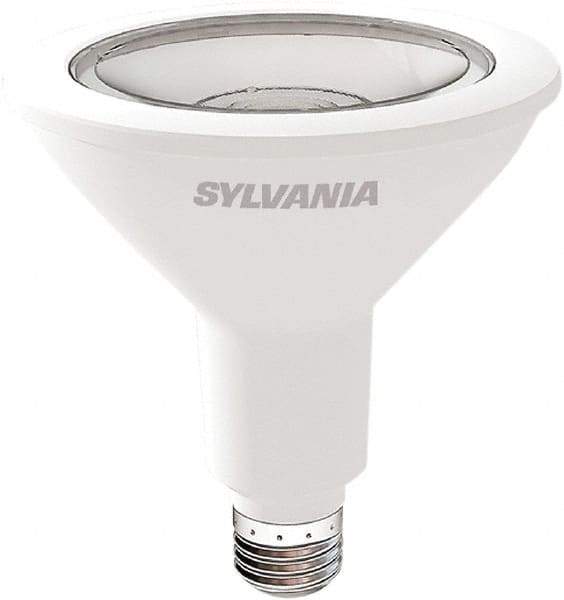 SYLVANIA - 13 Watt LED Flood/Spot Medium Screw Lamp - 3,000°K Color Temp, 1050 Lumens, Shatter Resistant, PAR38, 25,000 hr Avg Life - Eagle Tool & Supply