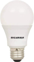 SYLVANIA - 12 Watt LED Residential/Office Medium Screw Lamp - 2,700°K Color Temp, 1,100 Lumens, Shatter Resistant, A19, 11,000 hr Avg Life - Eagle Tool & Supply