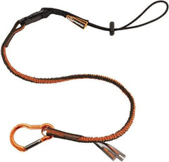 Ergodyne - 70" Tool Lanyard - Carabiner Connection, Orange - Eagle Tool & Supply