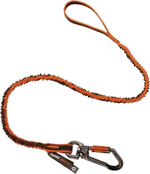 Ergodyne - 70" Tool Lanyard - Carabiner Connection, Orange - Eagle Tool & Supply