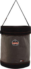 Ergodyne - 1 Pocket Gray & Black Canvas Tool Bucket - 16" Wide x 16" Deep x 20" High - Eagle Tool & Supply