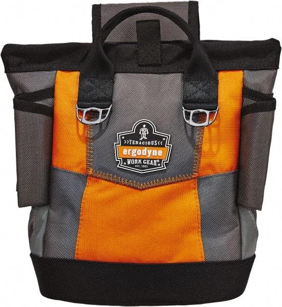 Ergodyne - General Purpose Holster with 1 Pocket - Ballistic Polyester, Orange, 11-1/2" Wide x 10" High x 6" Deep - Eagle Tool & Supply