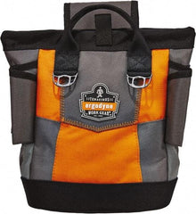 Ergodyne - General Purpose Holster with 1 Pocket - Ballistic Polyester, Orange, 11-1/2" Wide x 10" High x 6" Deep - Eagle Tool & Supply