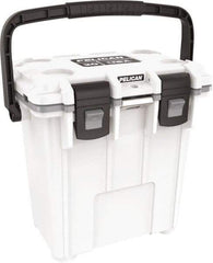 Pelican Products, Inc. - 20 Qt Cooler - Polypropylene, White/Gray - Eagle Tool & Supply