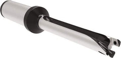 Allied Machine and Engineering - Series 12, 12 to 12.99mm Diam, 3/4" Diam Straight Shank with Flange, Straight Flute Spade Drill - 5.1142" Max Depth, 6.199" Body Length, 8-5/16" OAL, Long Length, Through Coolant - Eagle Tool & Supply