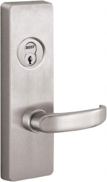Stanley - Satin Stainless Steel Finish, Steel Lever Trim - Right Hand, For Exit Devices - Eagle Tool & Supply